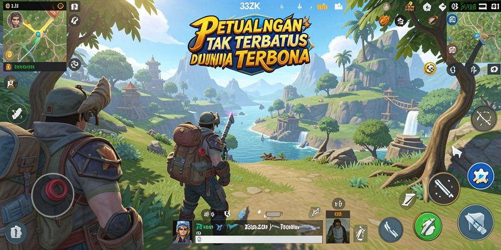 Tampilan gameplay <strong>33ZK</strong> yang memukau di dunia terbuka.