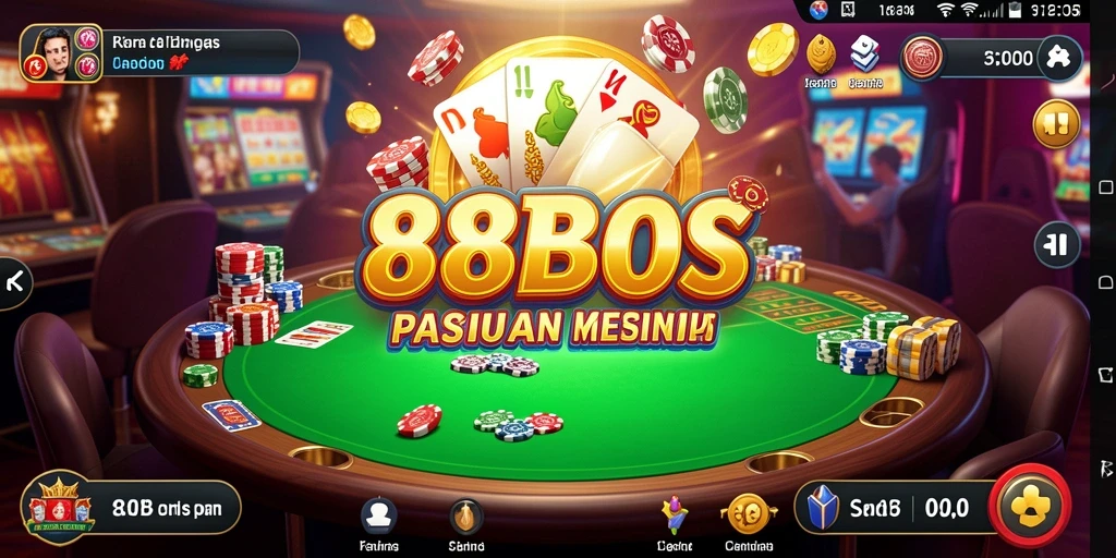 Tangkapan layar utama menampilkan gameplay Kasino yang dinamis dan menarik.