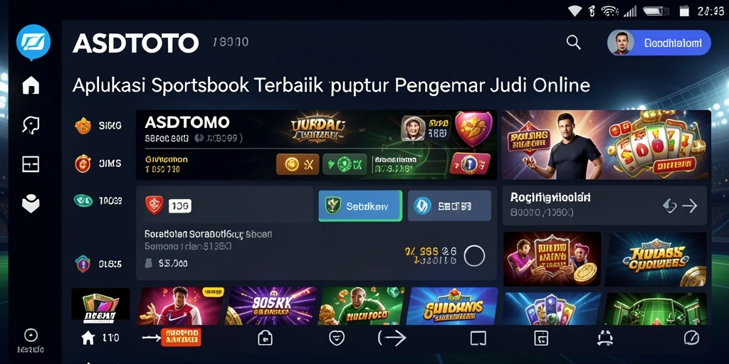 Screenshot gameplay ASDTOTO menampilkan taruhan olahraga yang seru.