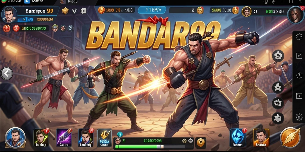 Gameplay seru di BANDAR99 dengan aksi pertarungan yang mendebarkan.