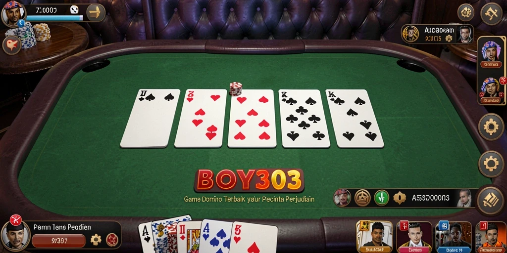 Tampilan gameplay seru di BOY303 dengan aksi Domino yang mengasyikkan.