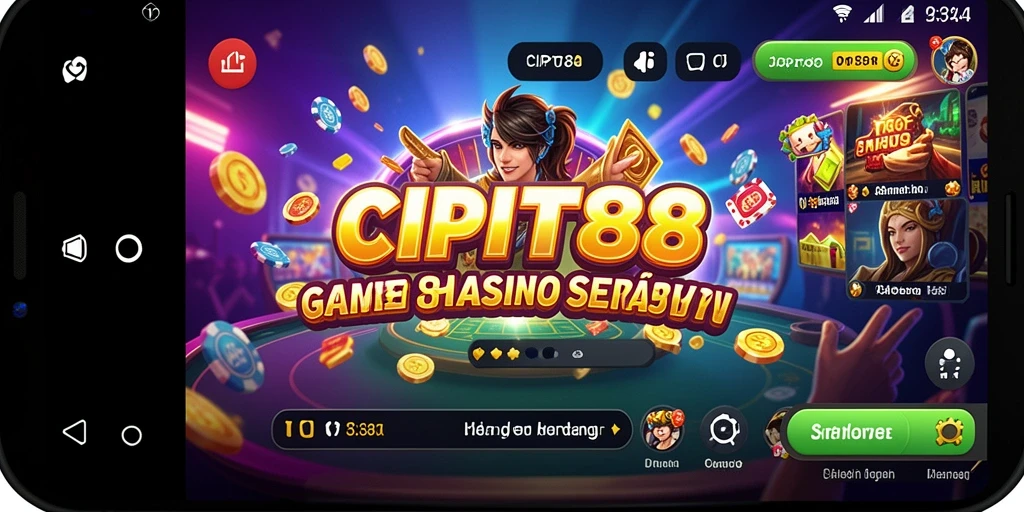 Tampilan menarik dari permainan Kasino di CIPIT88.