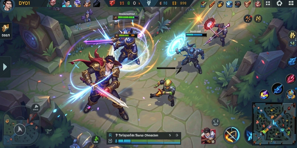 Tampilan gameplay eksklusif DYO1 yang mengasyikkan.