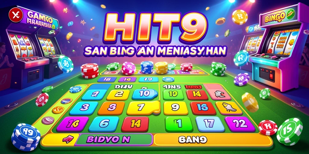 Screenshot HIT9 menampilkan gameplay Bingo yang mendebarkan dan interaktif.
