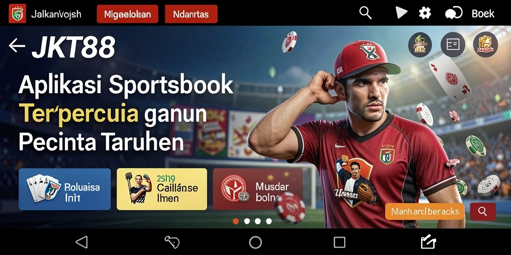 Tampilan gameplay Sportsbook di JKT88 yang menarik.