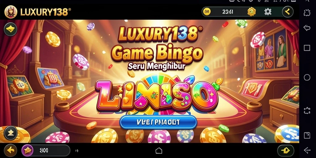 Tampilan gameplay mendebarkan dari LUXURY138 dengan banyak aksi Bingo.
