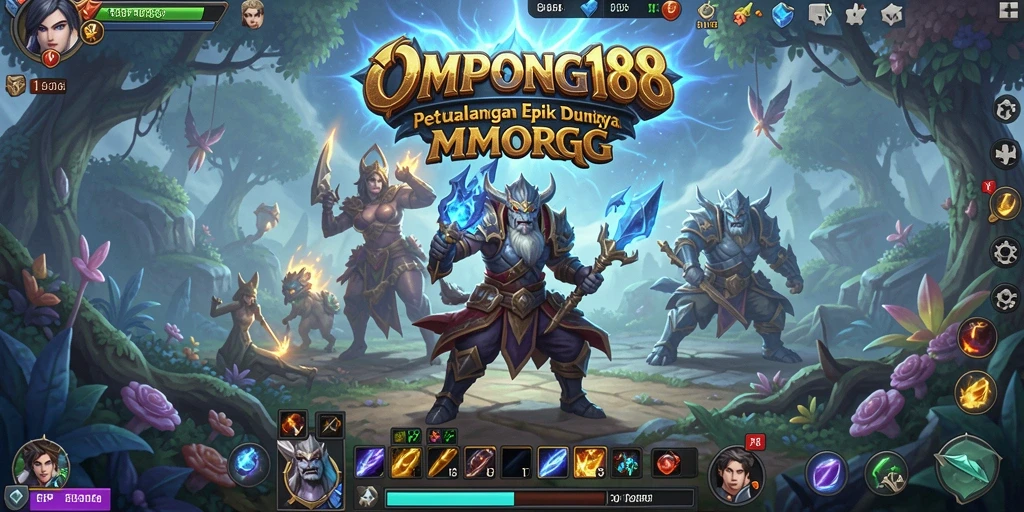 Screenshot gameplay OMPONG188 yang menampilkan pertempuran seru dan karakter menarik.