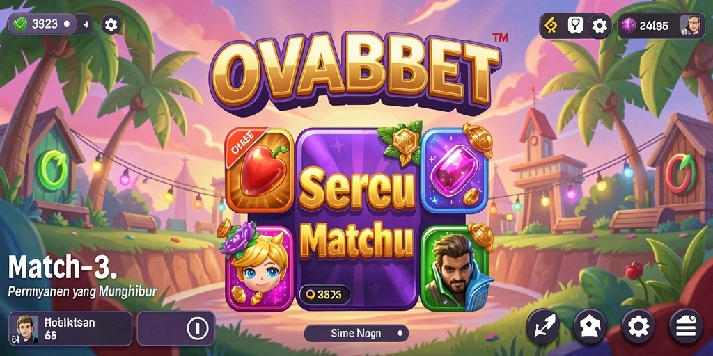 Tampilan gameplay OVABET yang menarik dan penuh warna.