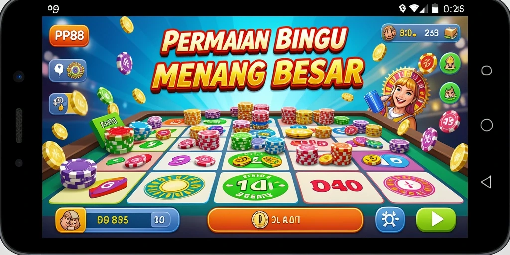 Tampilan menarik screenshot PP88 saat bermain Bingo.