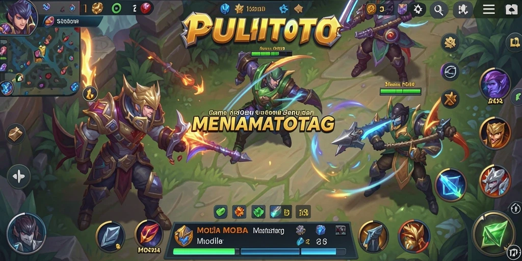 Tampilan gameplay PULITOTO yang seru dan dinamis.