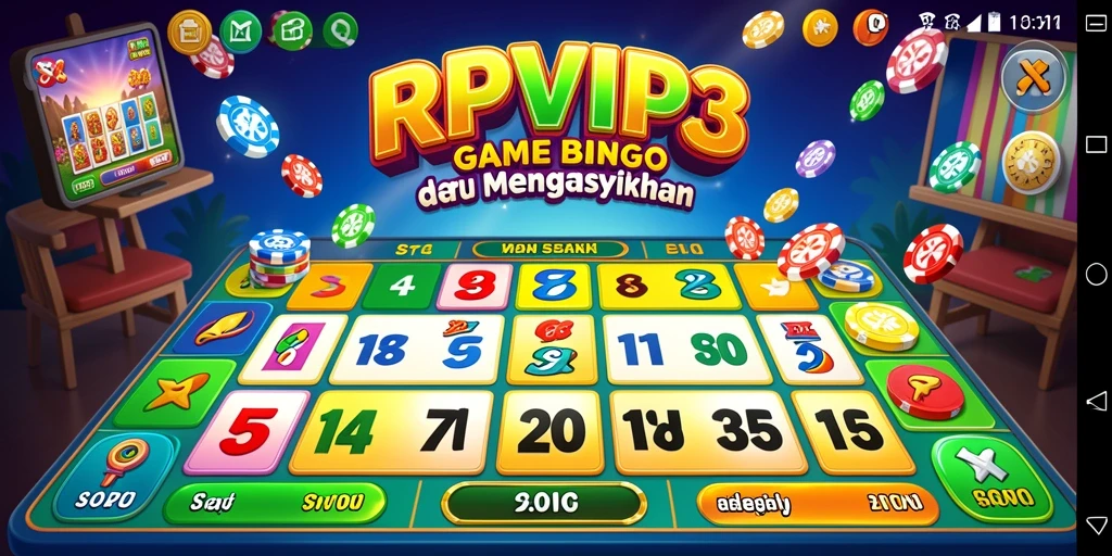 Tampilan gameplay RPVIP3 yang seru dan penuh warna.
