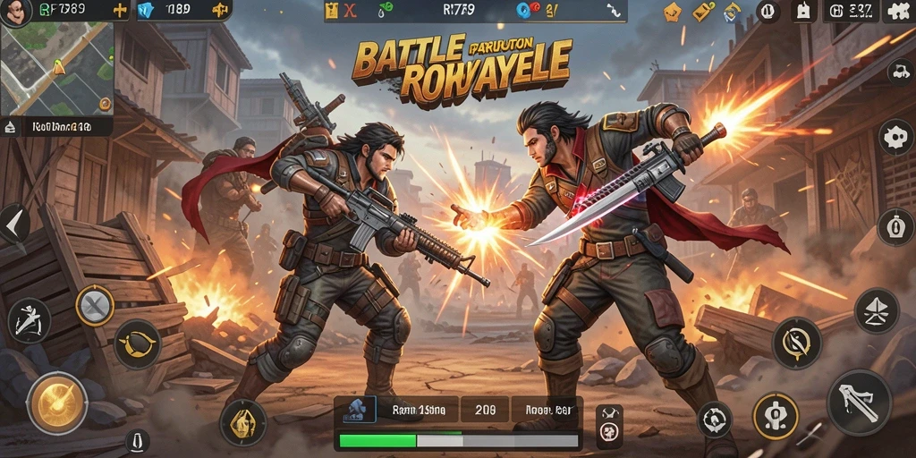 Screenshot gameplay RR789 menampilkan pertempuran seru dan strategi tinggi.